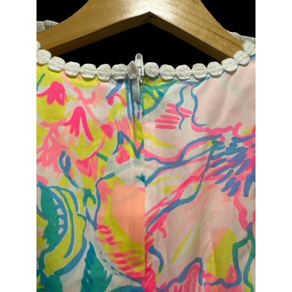 Lilly Pulitzer Girls' Mini Tori Dress Fiesta Bamba Size 10 Pockets Vibrant Party - Picture 3 of 11